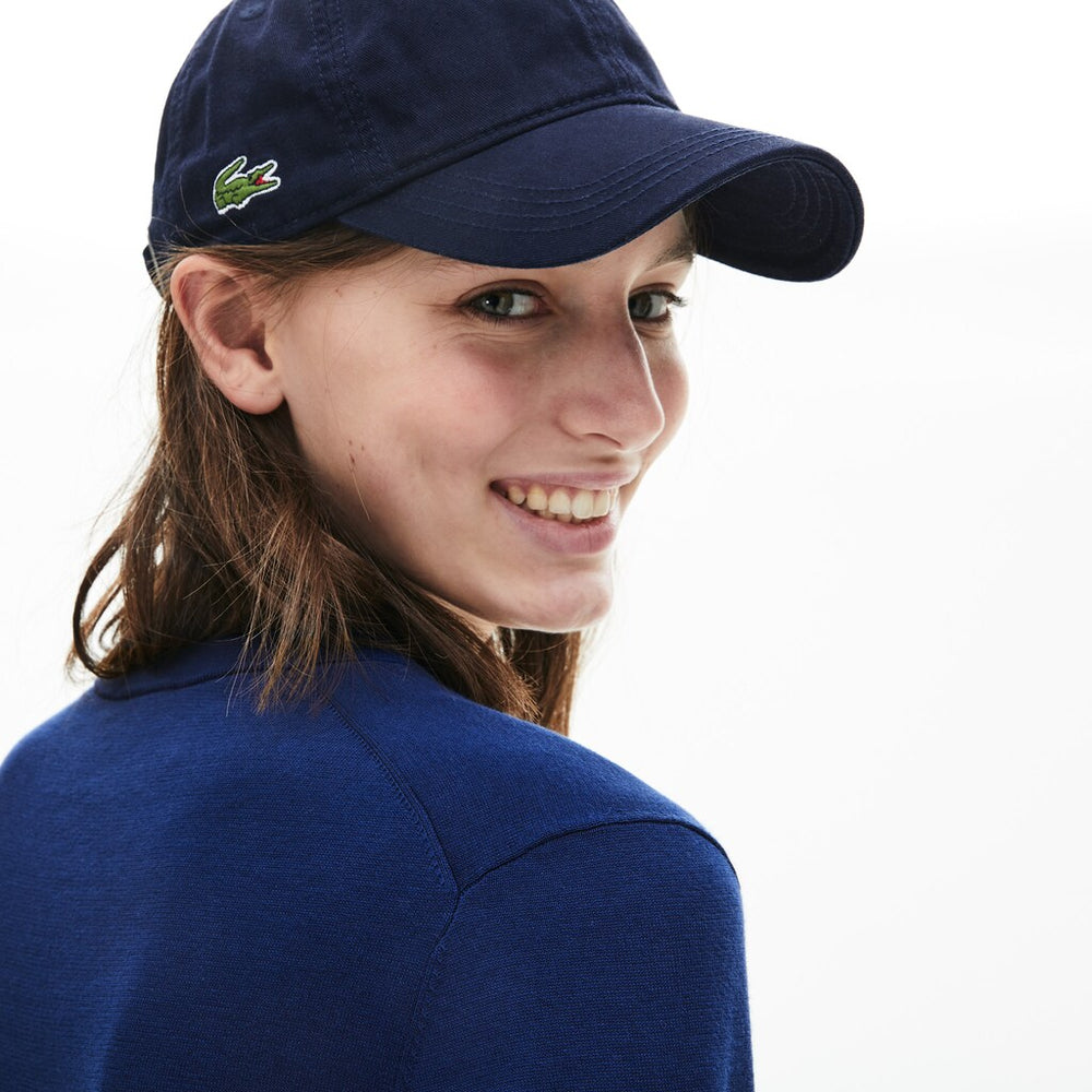 Wo  Colorblock Cotton V-neck Sweater | Lacoste Womens
