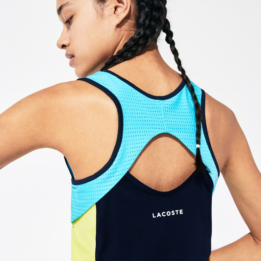 Wo  SPORT Colorblock Performance Ultra Dry Tank Top | Lacoste Womens