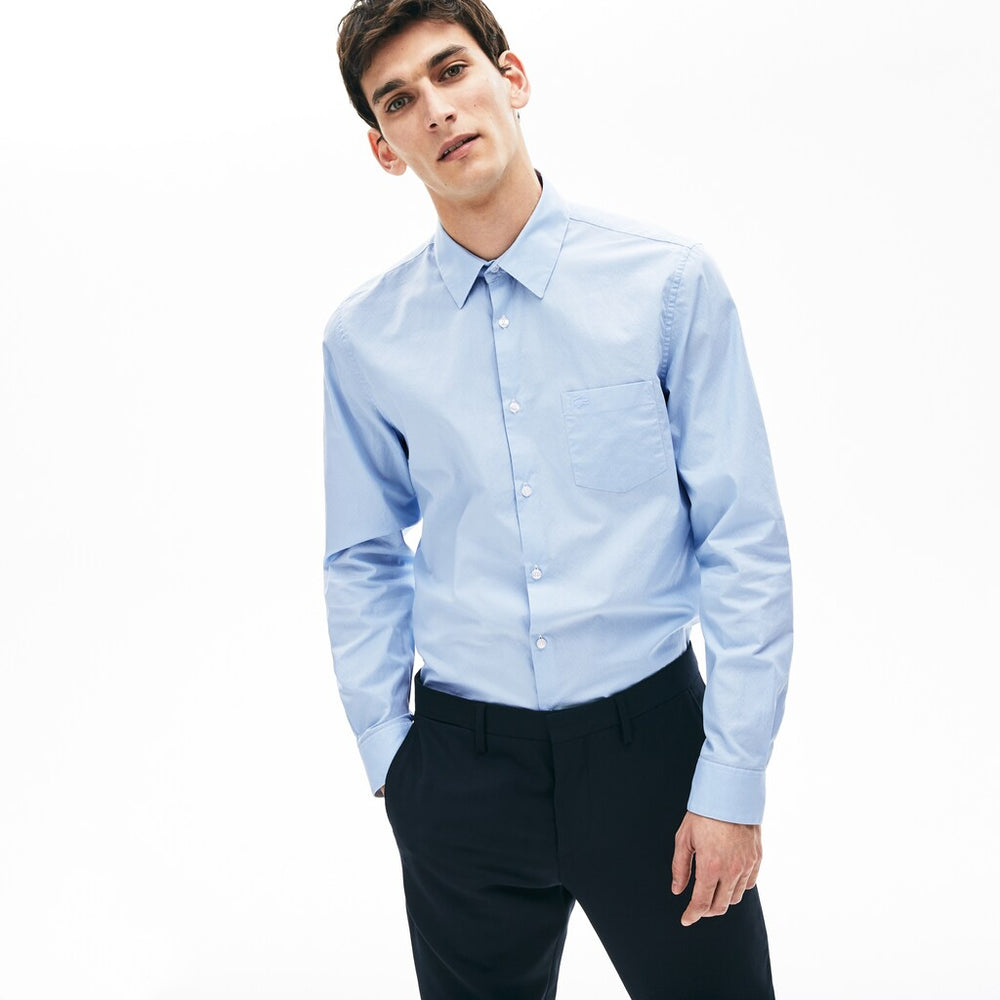 Textured Cotton Shirt | Lacoste Mens