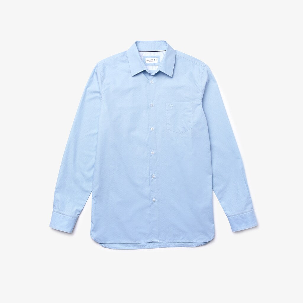 Textured Cotton Shirt | Lacoste Mens