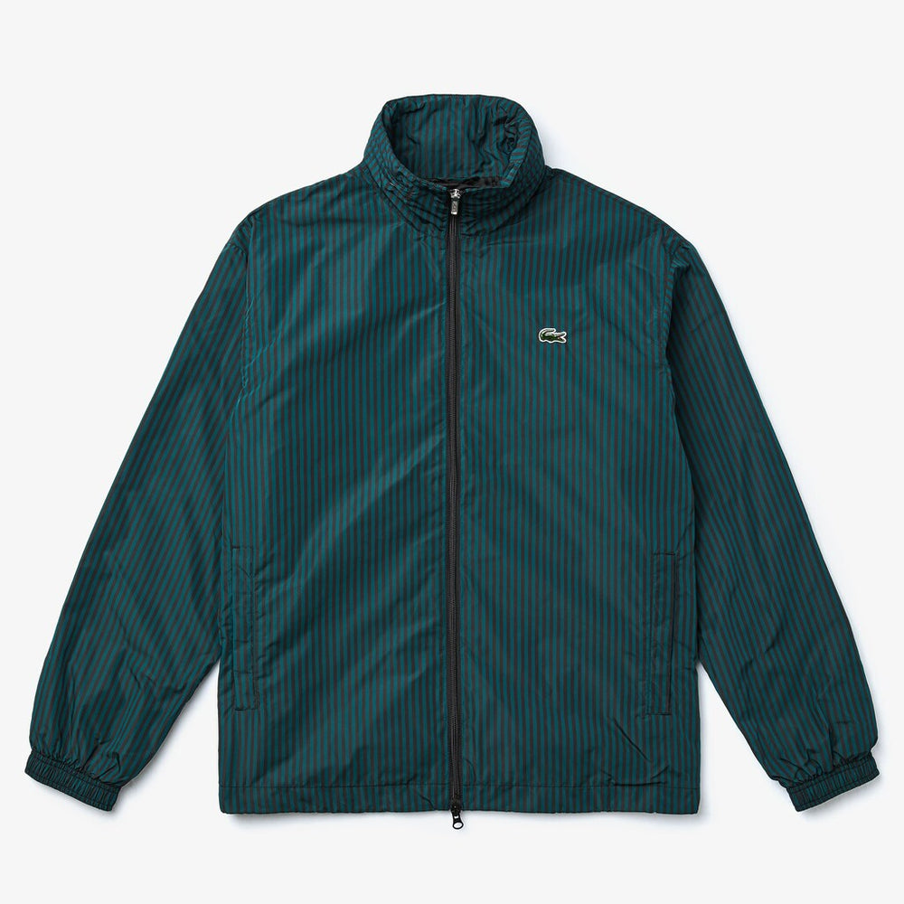 LIVE Lightweight Striped Zip-Up Jacket | Lacoste Mens
