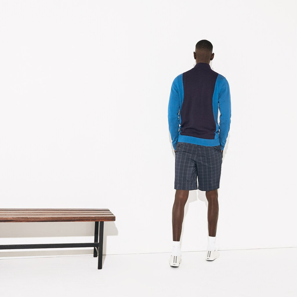 SPORT Breathable Knit Zip Collar Golf Sweater | Lacoste Mens