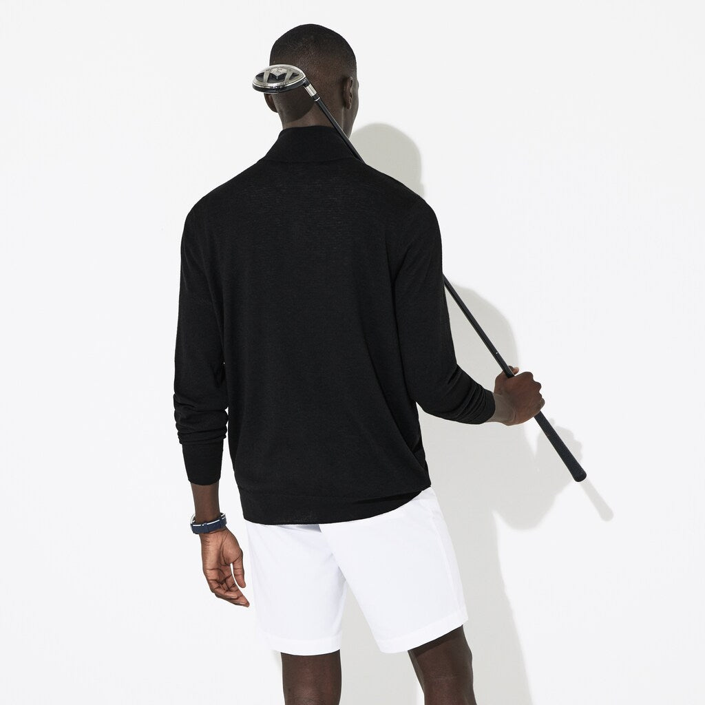 SPORT Breathable-Knit Zip-Up Golf Sweater | Lacoste Mens