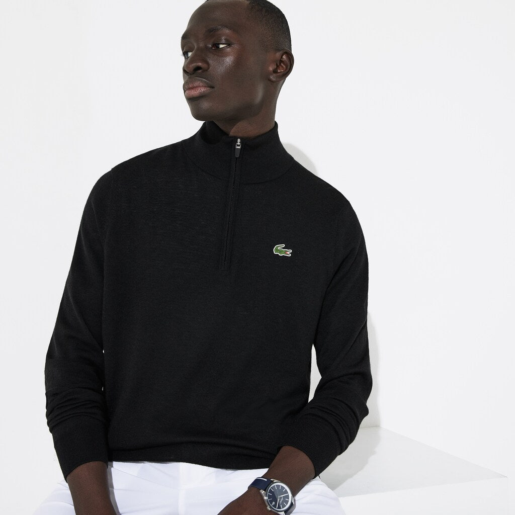 SPORT Breathable-Knit Zip-Up Golf Sweater | Lacoste Mens