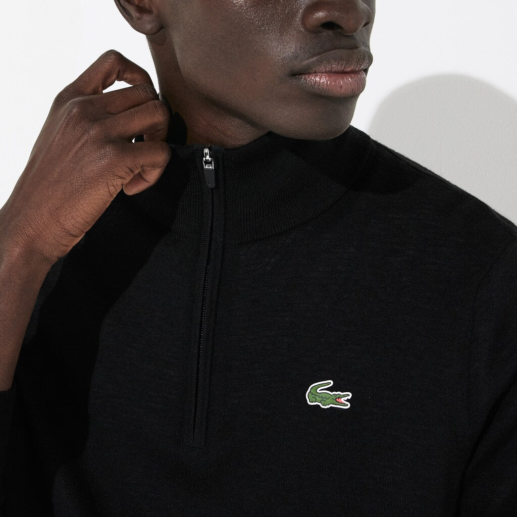 SPORT Breathable-Knit Zip-Up Golf Sweater | Lacoste Mens