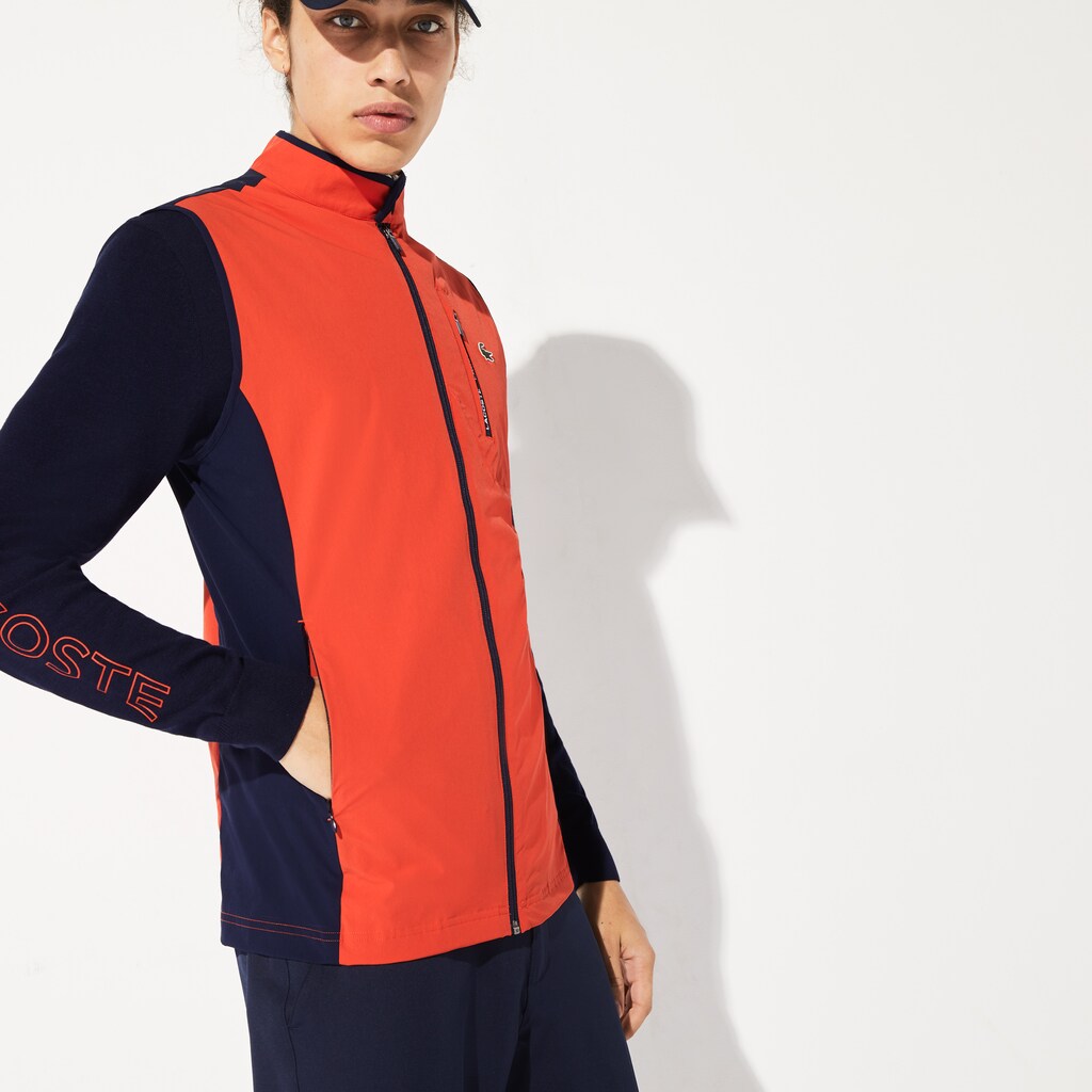 SPORT Lightweight Water-Resistant Golf Vest | Lacoste Mens
