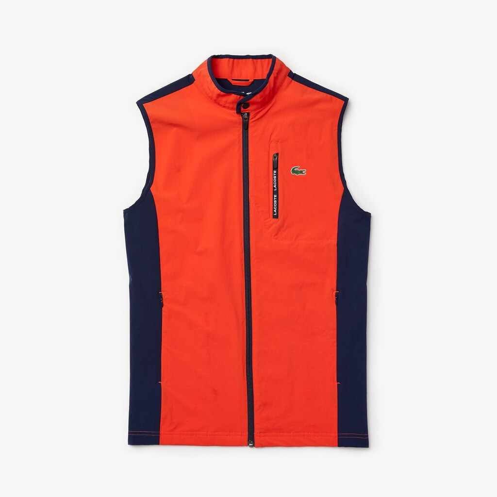 SPORT Lightweight Water-Resistant Golf Vest | Lacoste Mens