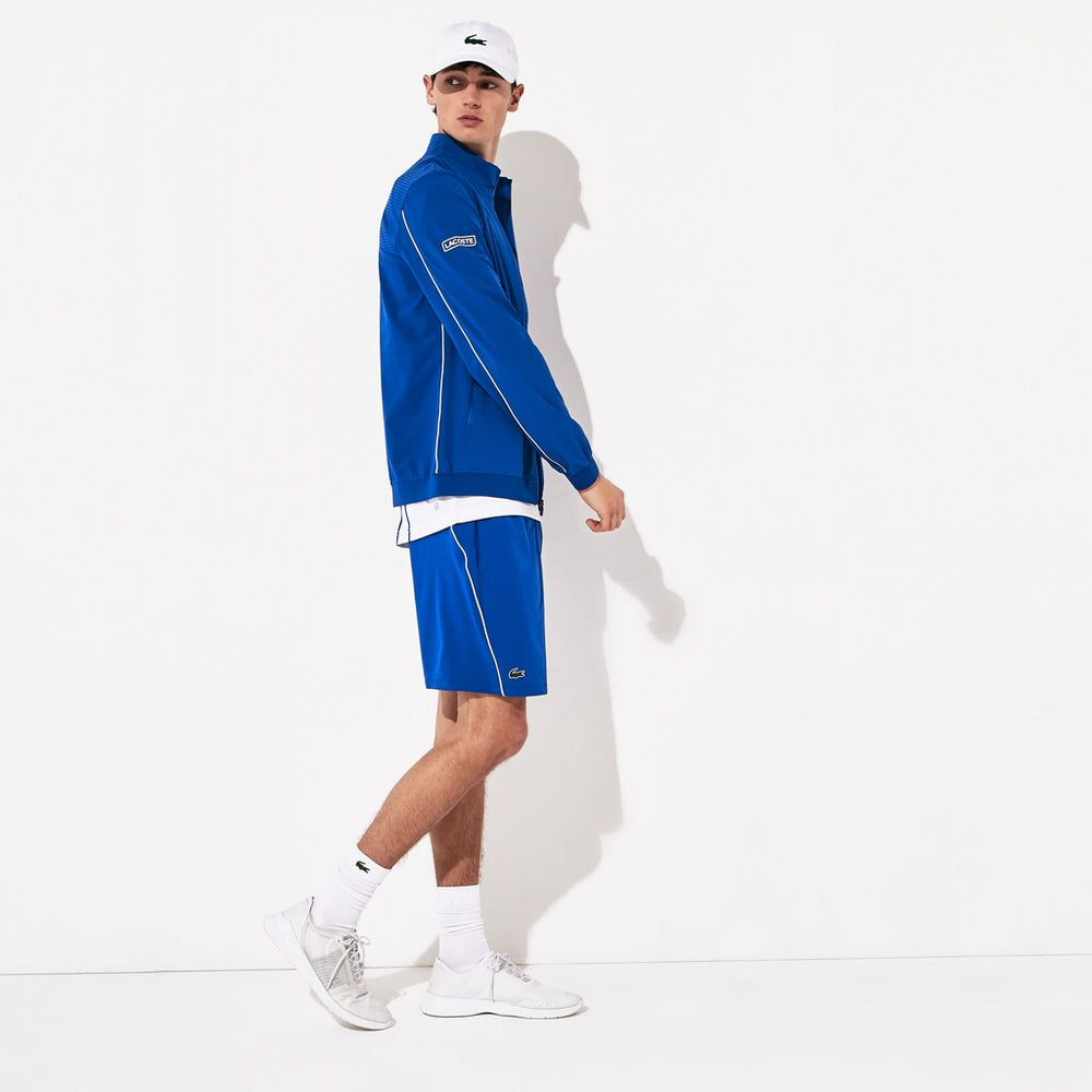 SPORT Novak Djokovic Textured Zip Jacket | Lacoste Mens