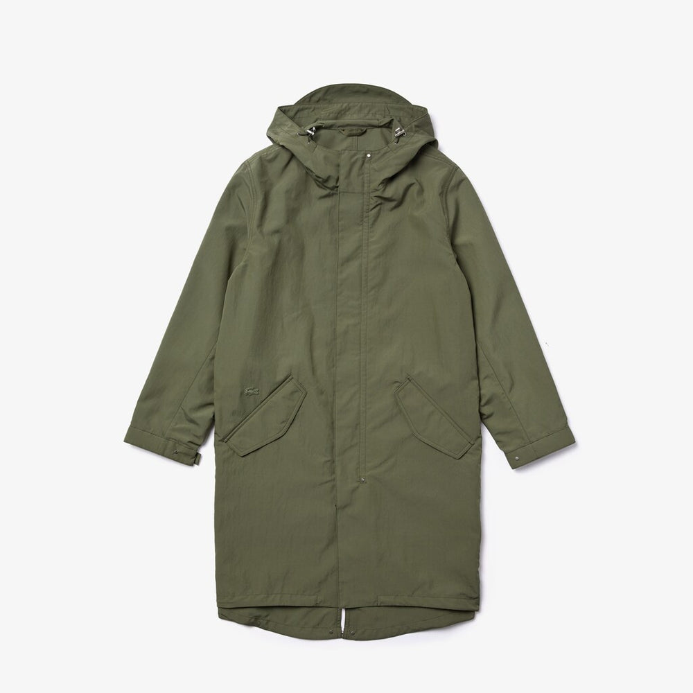 Ultra-Light Hooded Long Parka | Lacoste Mens