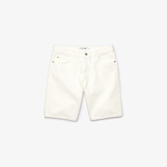 Regular Fit Five-Pocket Denim Shorts | Lacoste Mens
