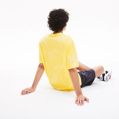 LIVE Loose Fit Tie-Dye Cotton Jersey T-shirt | Lacoste Mens