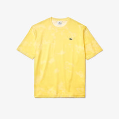 LIVE Loose Fit Tie-Dye Cotton Jersey T-shirt | Lacoste Mens
