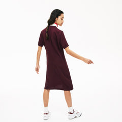 Wo  Flared Zip-Up Polo Dress | Lacoste Womens