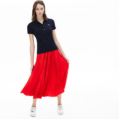 Wo  Ribbed Cotton Polo | Lacoste Womens