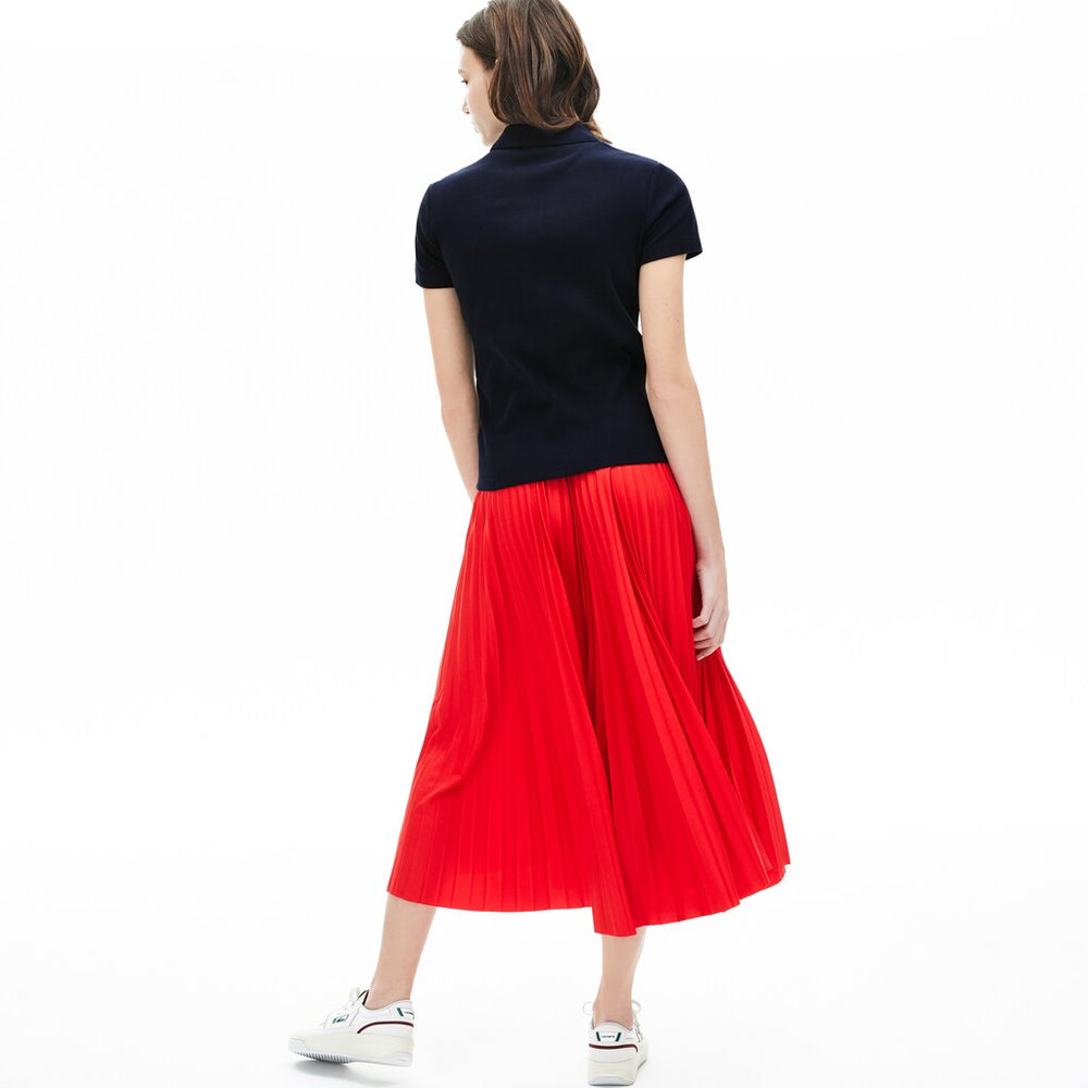 Wo  Ribbed Cotton Polo | Lacoste Womens
