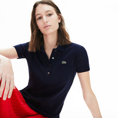 Wo  Ribbed Cotton Polo | Lacoste Womens