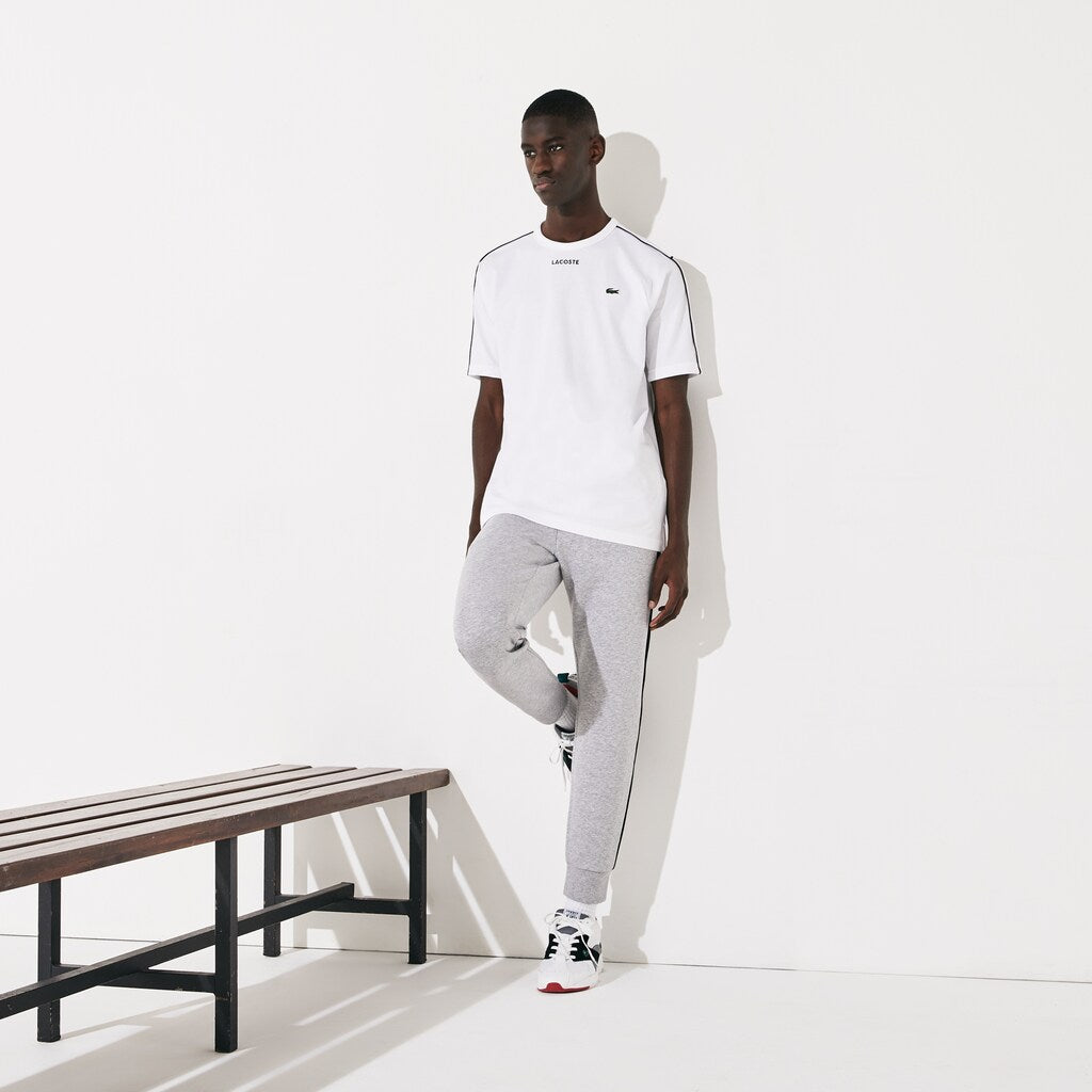 SPORT Piped-Seam Cotton T-Shirt | Lacoste Mens