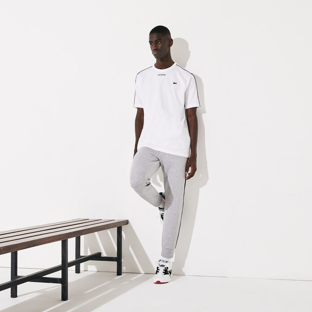 SPORT Piped-Seam Cotton T-Shirt | Lacoste Mens