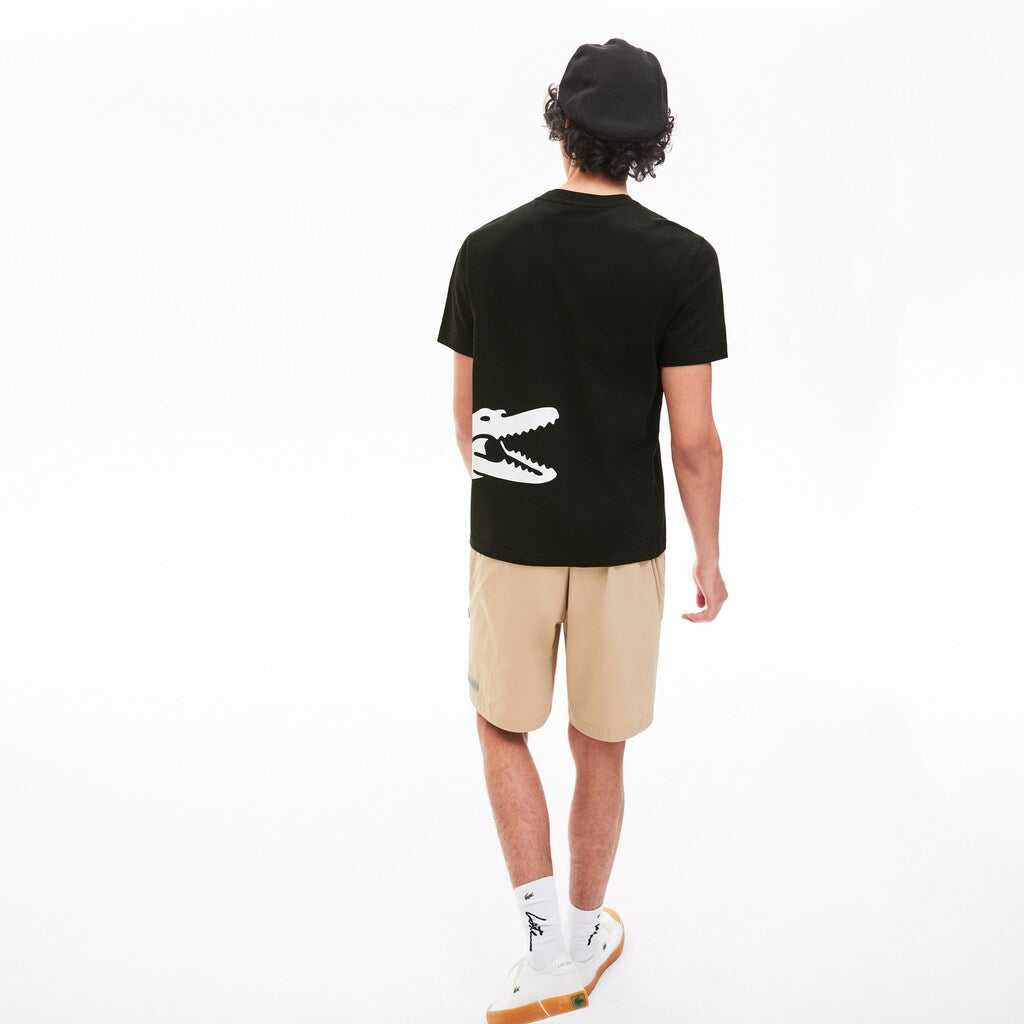 Oversize Croc Crew Neck Jersey T-shirt | Lacoste Mens