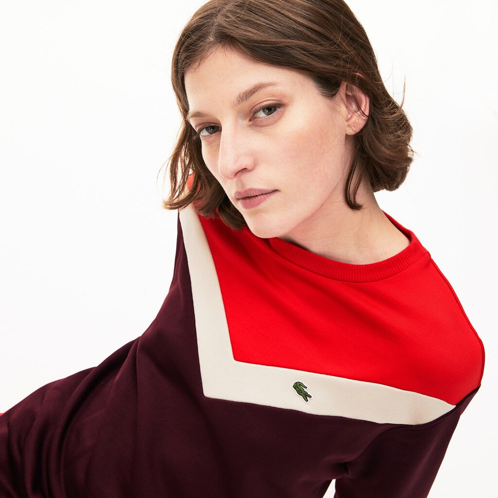 Wo  Colorblock Fleece Sweatshirt Dress | Lacoste Womens