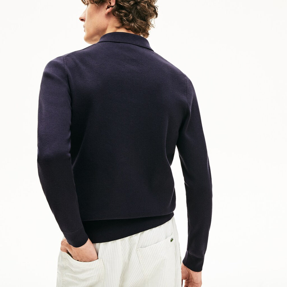 Cotton And Silk Blend Sweater | Lacoste Mens