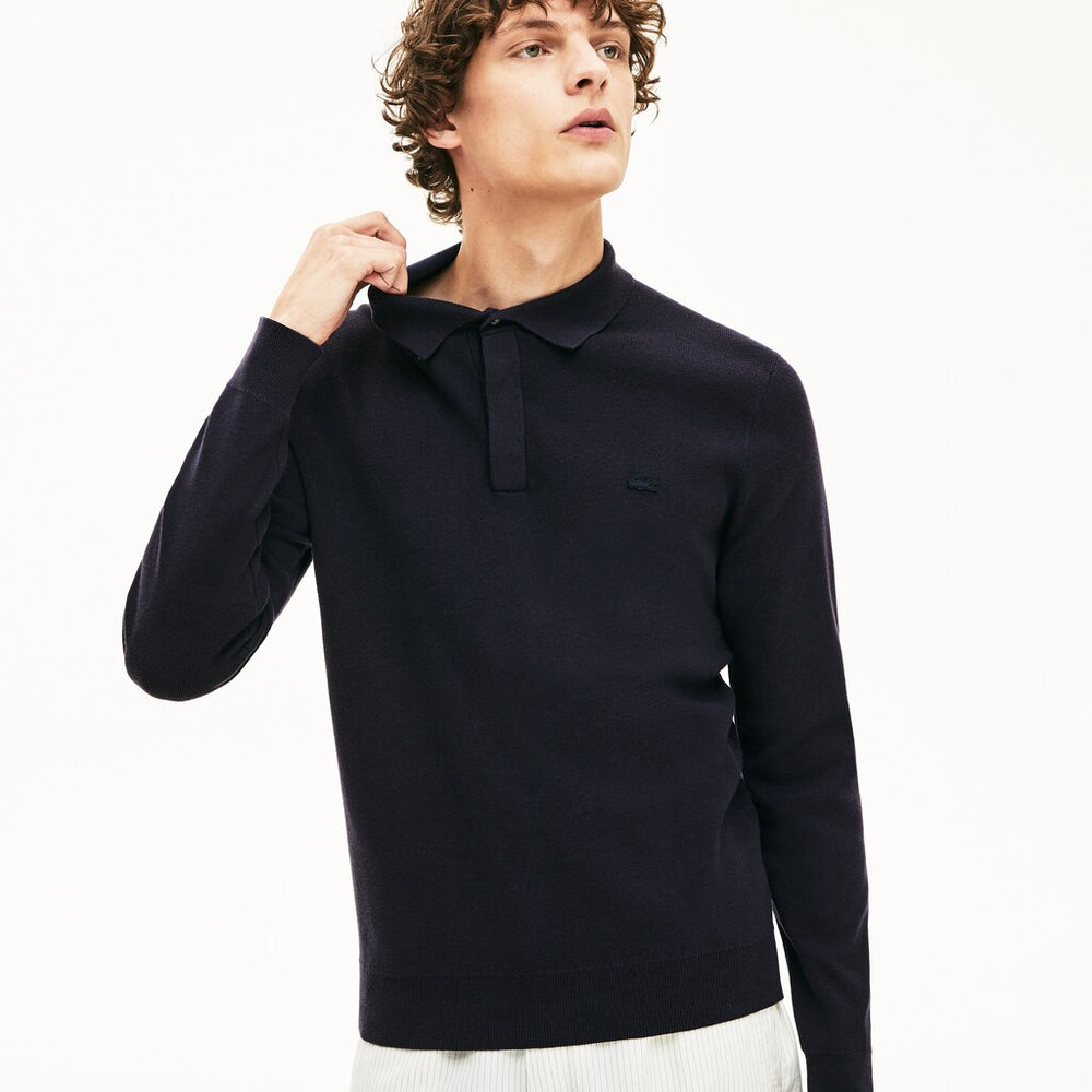 Cotton And Silk Blend Sweater | Lacoste Mens