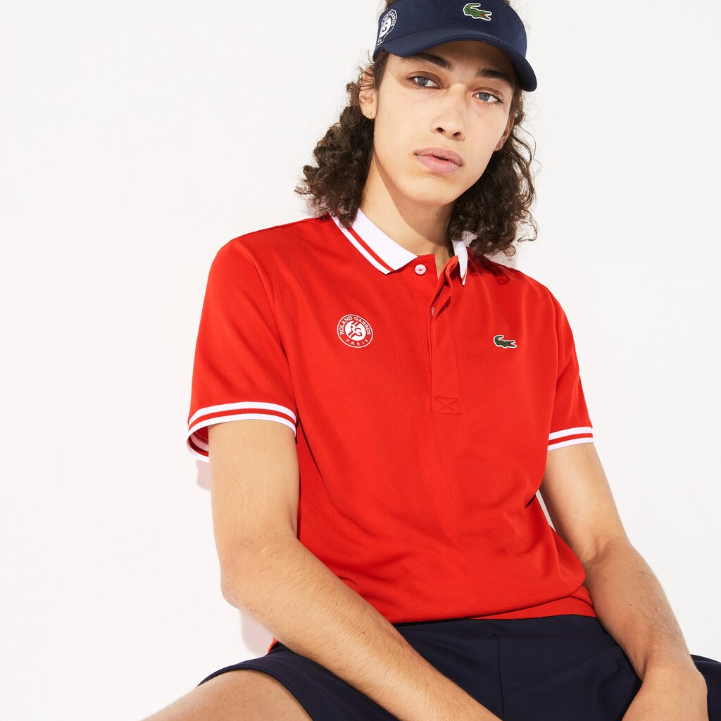 SPORT Roland Garros Breathable Piqué Polo Shirt | Lacoste Mens