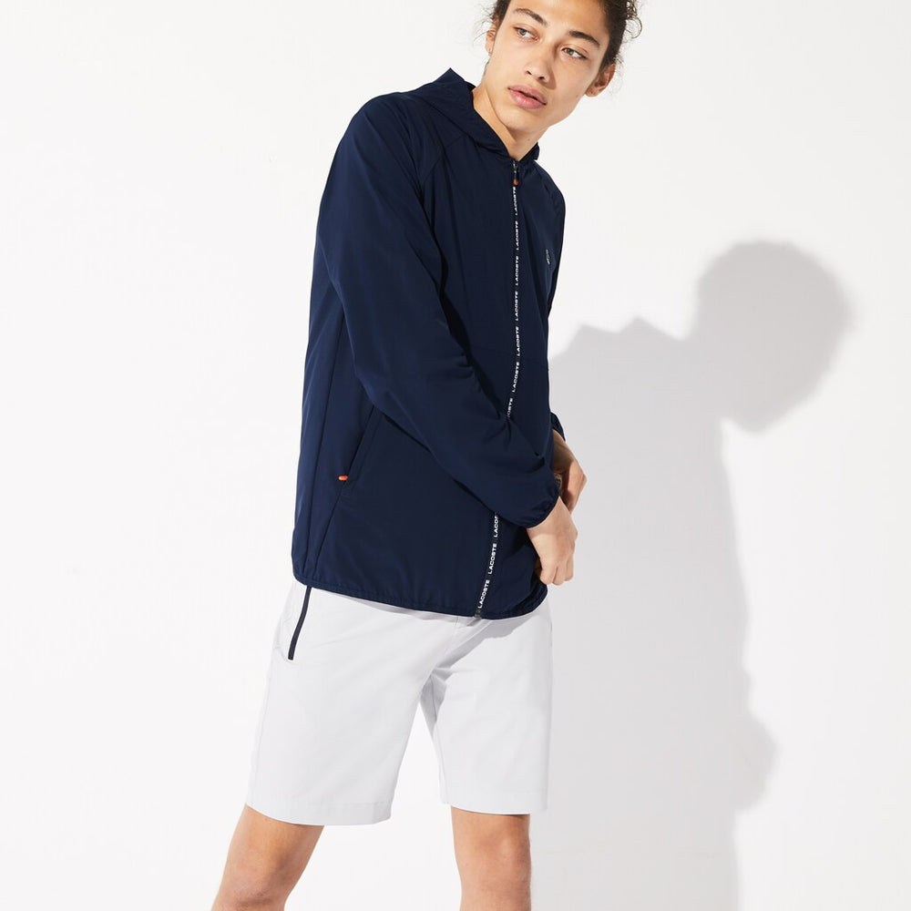 SPORT Water-Resistant Foldable Ultra-Light Zip Golf Jacket | Lacoste Mens