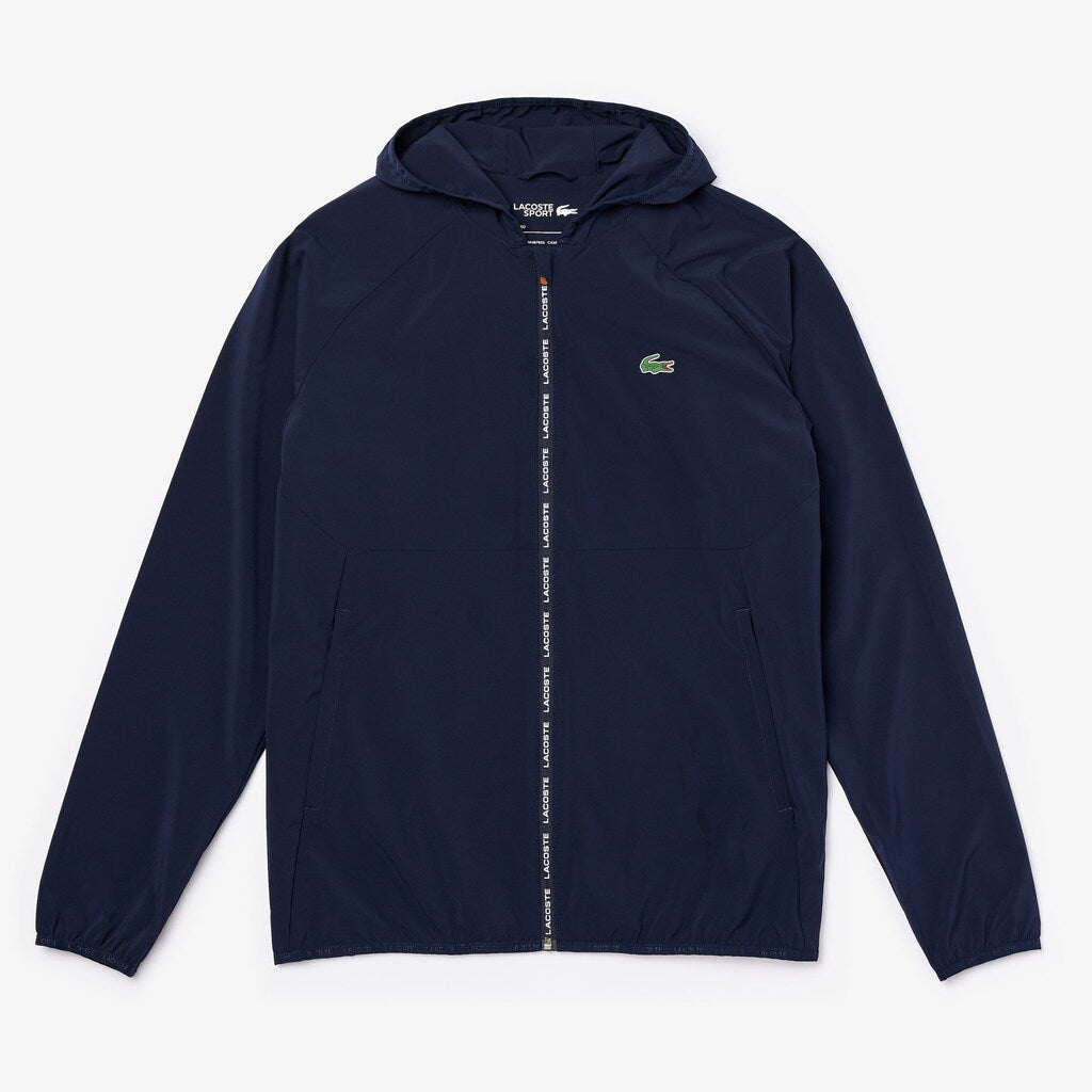 SPORT Water-Resistant Foldable Ultra-Light Zip Golf Jacket | Lacoste Mens