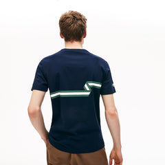 Heritage Ribbon Regular Fit Cotton T-shirt | Lacoste Mens