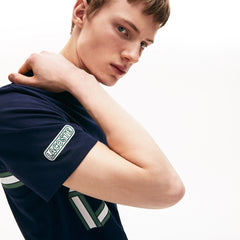 Heritage Ribbon Regular Fit Cotton T-shirt | Lacoste Mens