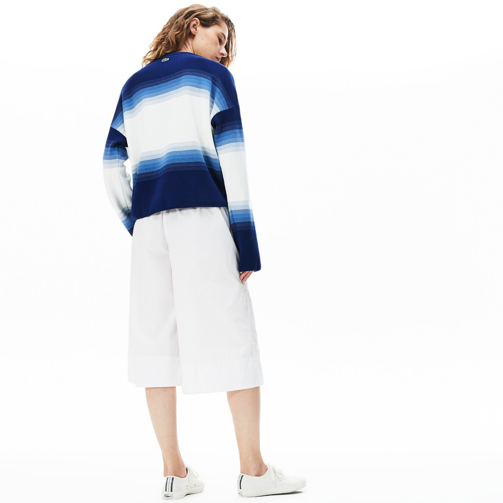 Wo  Light Cotton Poplin Culottes | Lacoste Womens