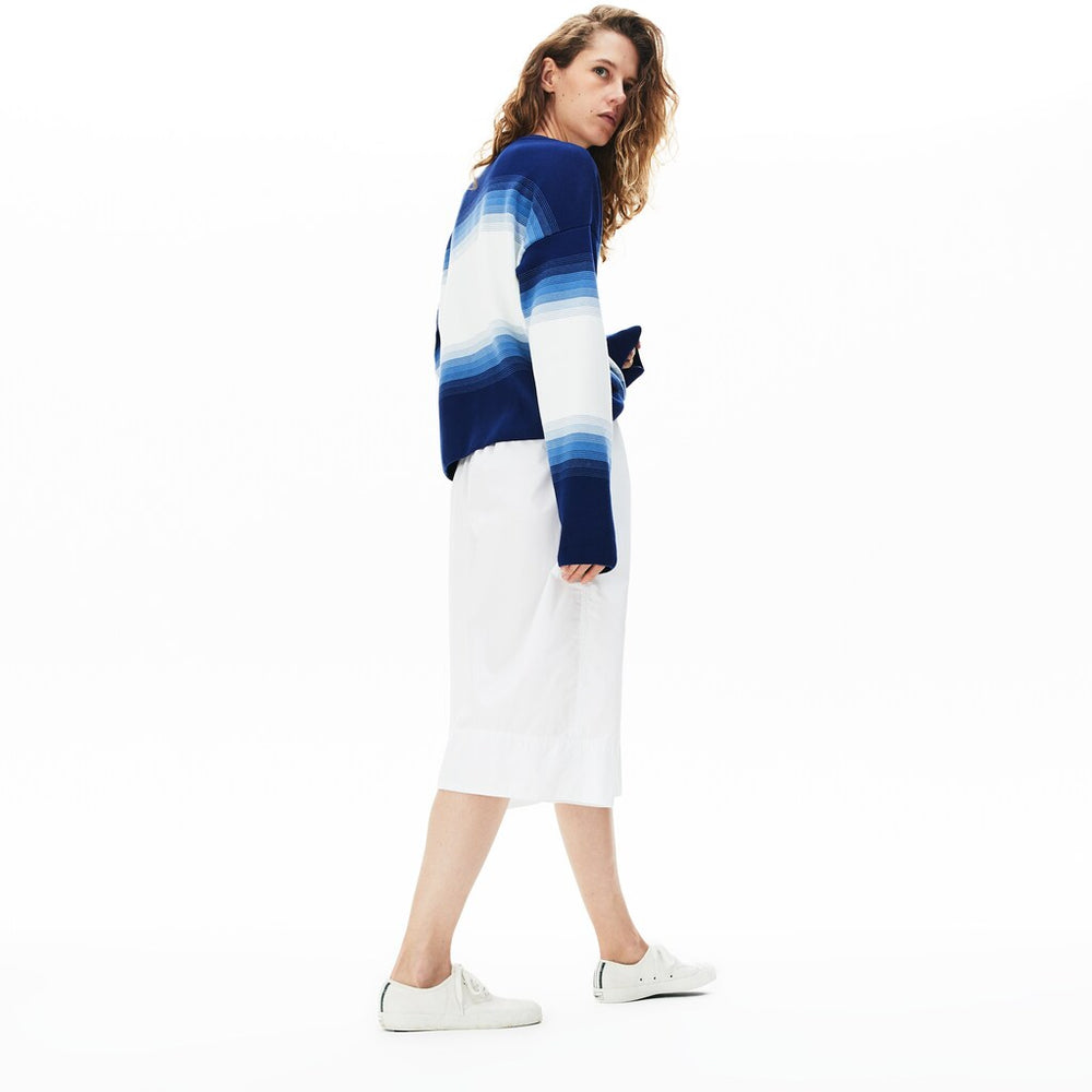 Wo  Light Cotton Poplin Culottes | Lacoste Womens