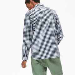Slim Fit Long-Sleeve Wool Shirt | Lacoste Mens