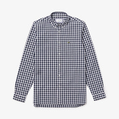 Slim Fit Long-Sleeve Wool Shirt | Lacoste Mens
