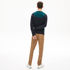 Contrast Effects Knit Sweater | Lacoste Mens