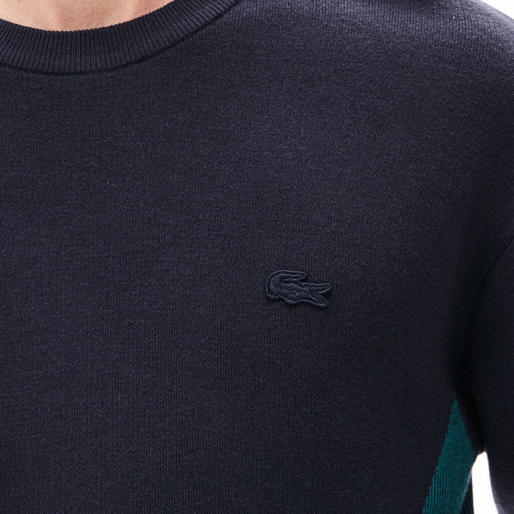 Contrast Effects Knit Sweater | Lacoste Mens