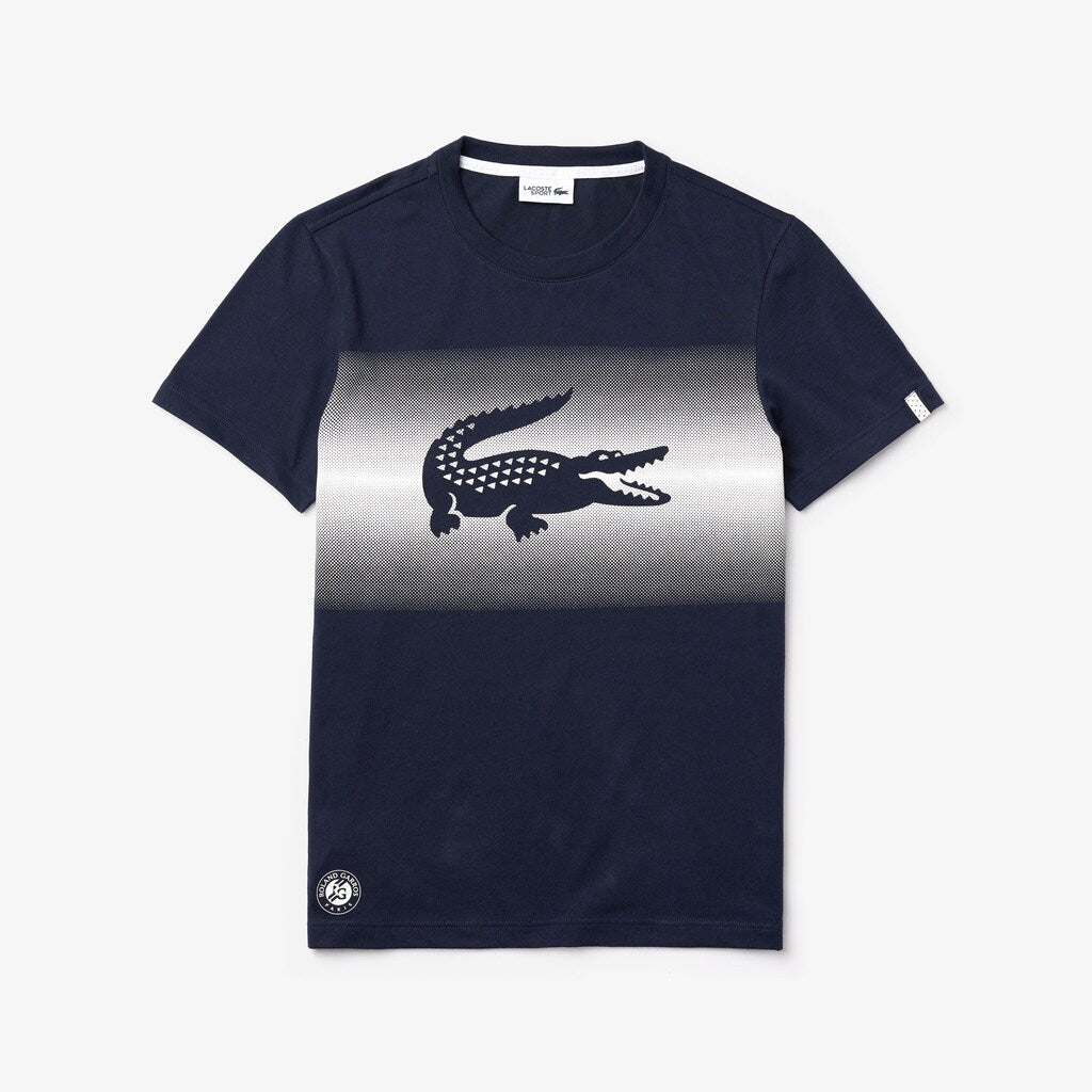 SPORT Roland Garros Croc-Print T-Shirt | Lacoste Mens