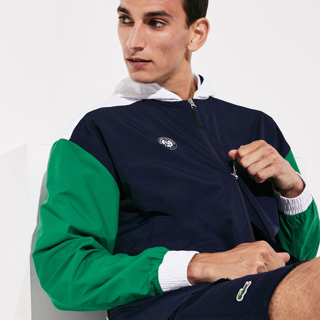 SPORT Roland Garros Zip-Up Windbreaker | Lacoste Mens