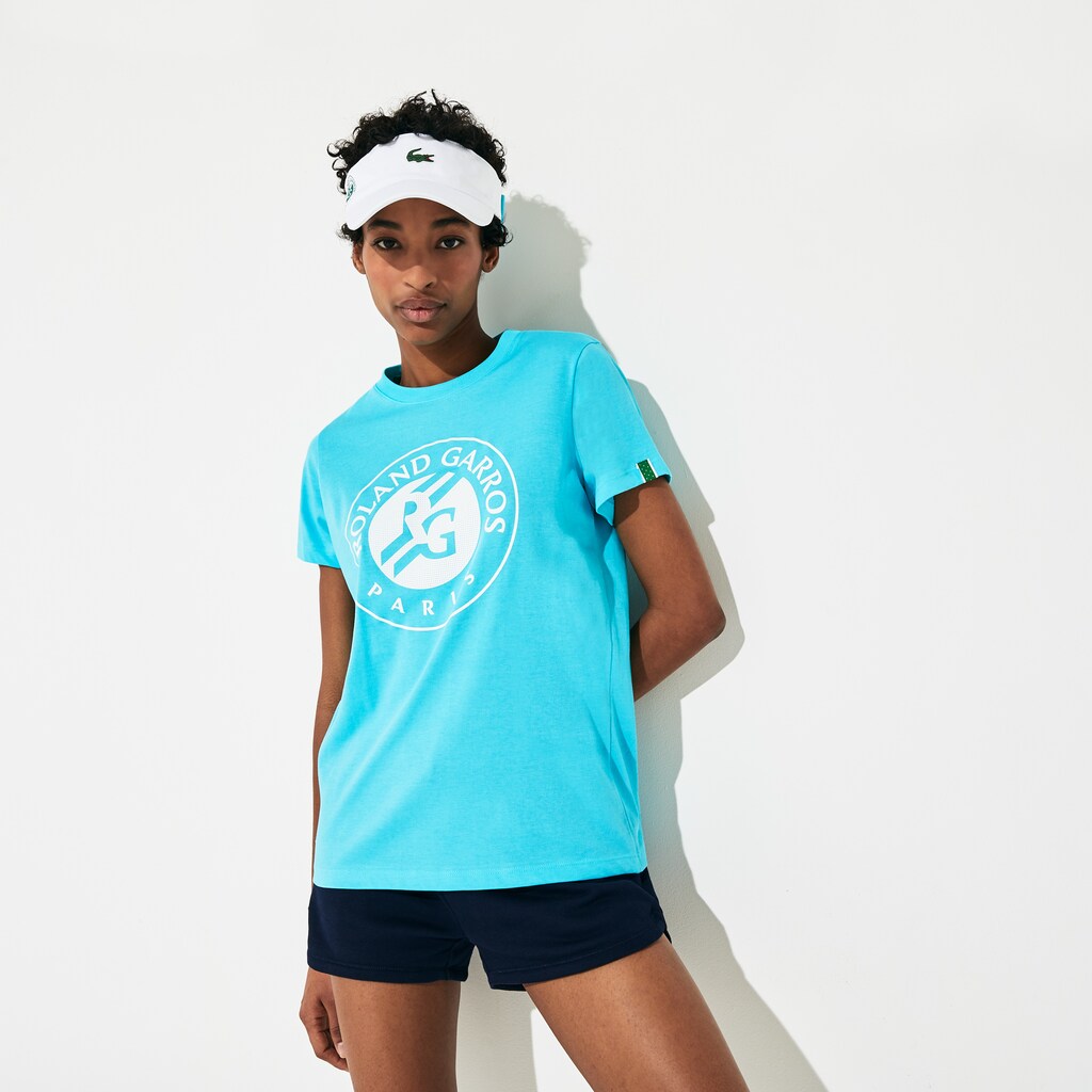 Wo  SPORT Roland Garros Logo T-Shirt | Lacoste Womens