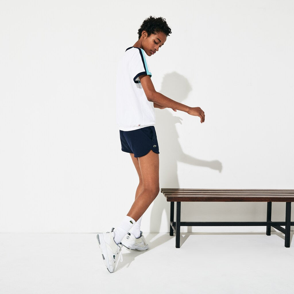 Wo  SPORT Roland Garros Stretch Cotton T-Shirt | Lacoste Womens
