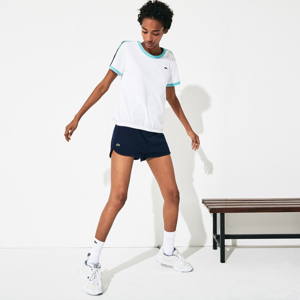 Wo  SPORT Roland Garros Stretch Cotton T-Shirt | Lacoste Womens