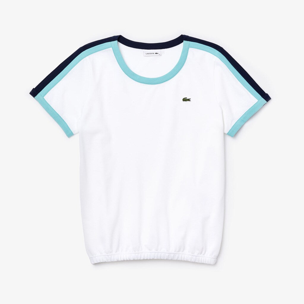 Wo  SPORT Roland Garros Stretch Cotton T-Shirt | Lacoste Womens