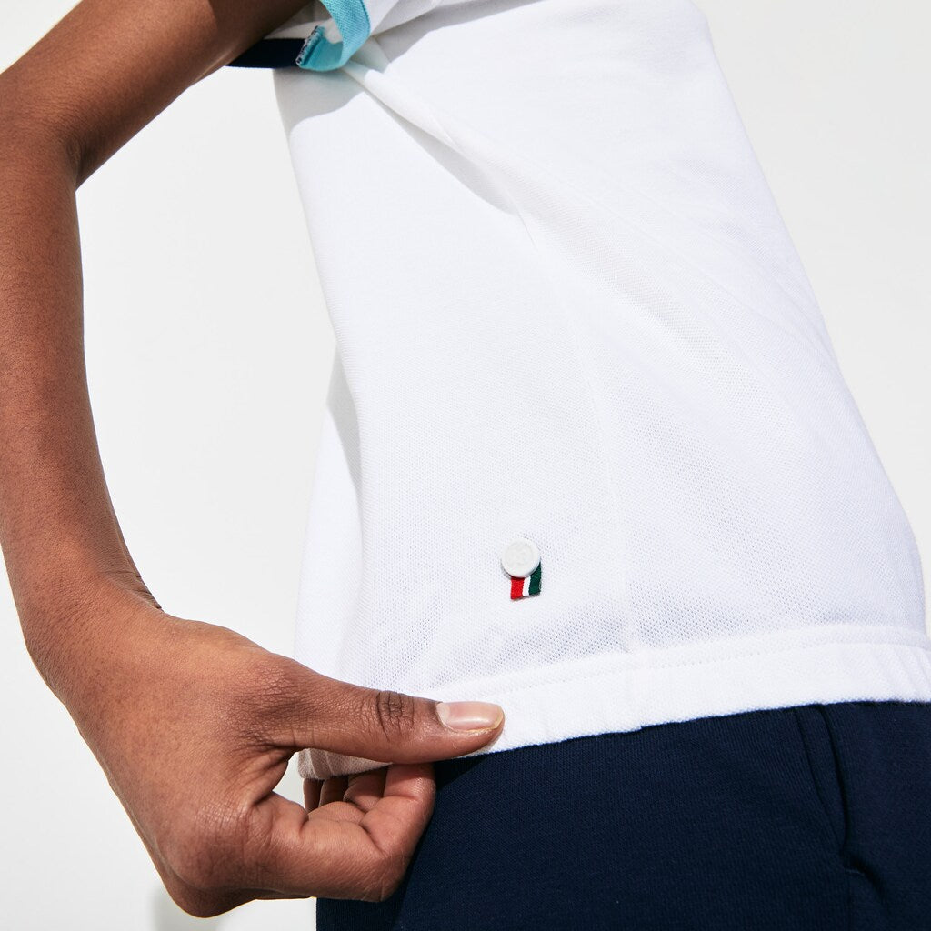 Wo  SPORT Roland Garros Stretch Cotton T-Shirt | Lacoste Womens