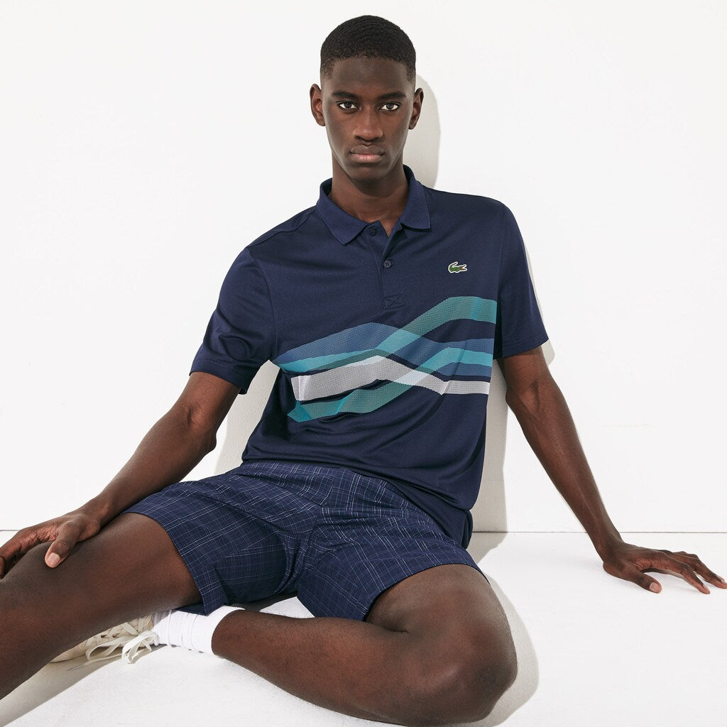 SPORT Graphic Breathable Golf Polo Shirt | Lacoste Mens
