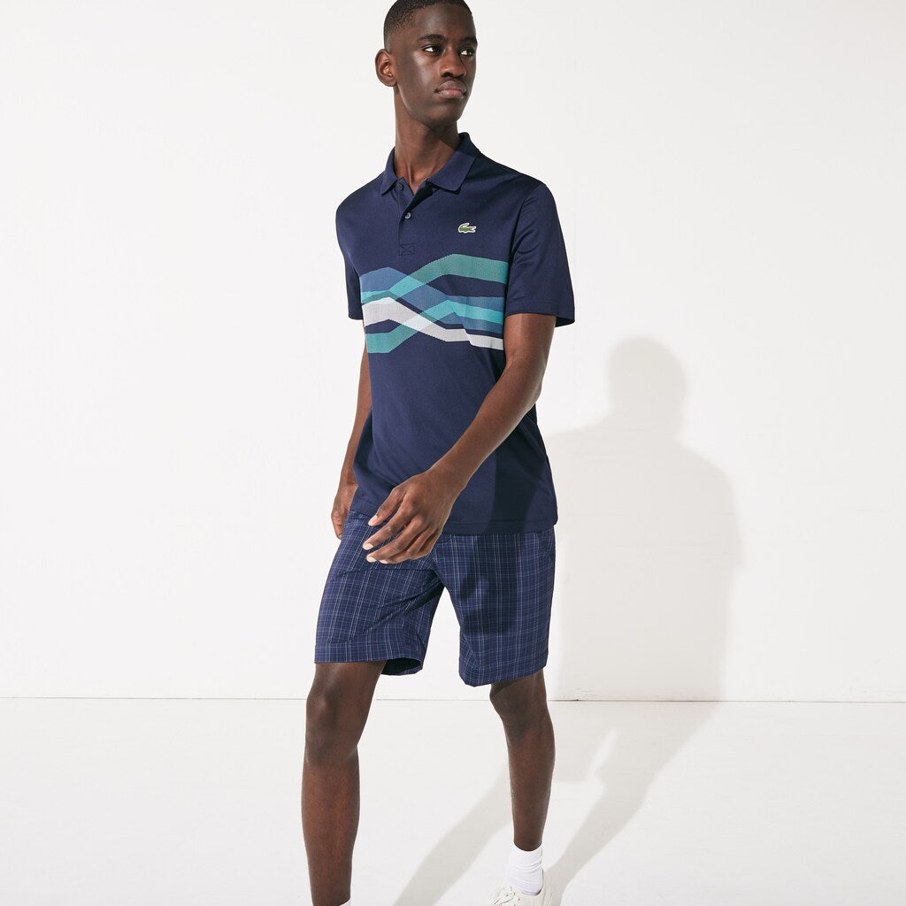 SPORT Graphic Breathable Golf Polo Shirt | Lacoste Mens