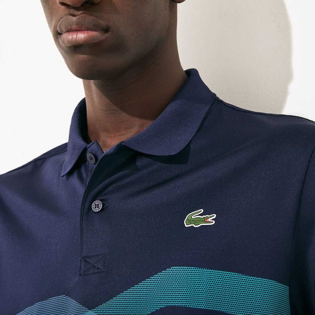 SPORT Graphic Breathable Golf Polo Shirt | Lacoste Mens