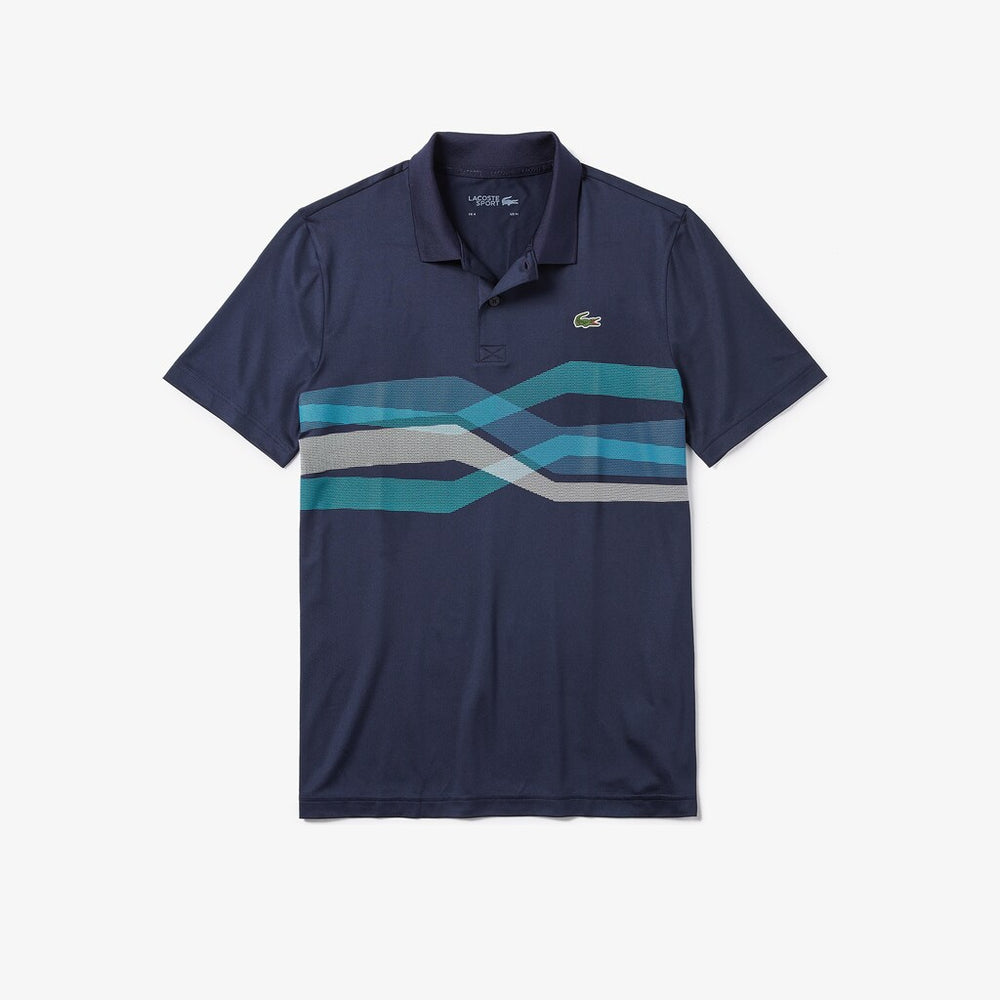 SPORT Graphic Breathable Golf Polo Shirt | Lacoste Mens