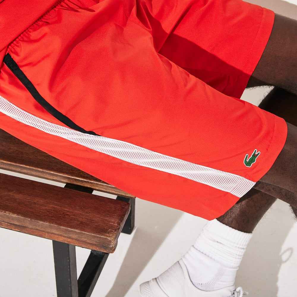 SPORT Contrast Bands Lightweight Tennis Shorts | Lacoste Mens