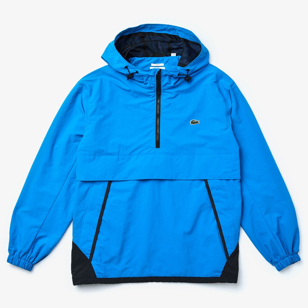 Unisex LIVE Water- Resistant Pullover Windbreaker | Lacoste Mens|Womens
